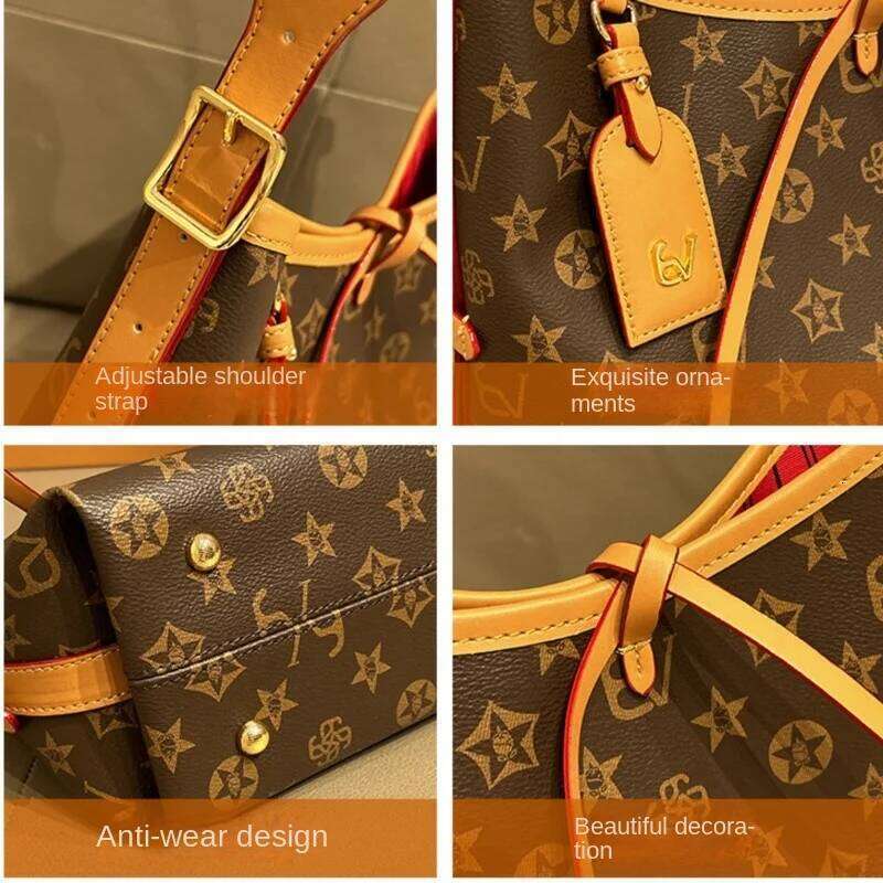 Light luxury brand 2024 new autumn and winter high-end fashion designer large capacity handbag shoulder crossbody bag