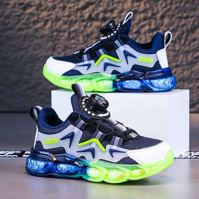 Childrens Sneakers Casual Mesh Breathable Flat Walking Fashion 2024 Trendy Girls Tennis Kids Sports Shoes for Boy Y260128