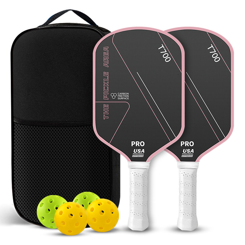 Full Set JOOLA Carbon Fiber T700 Textured Matte Pickleball Racket for Children