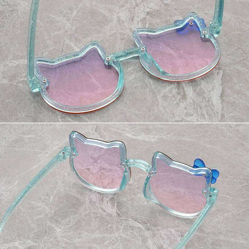 2025 Baby Cute Cartoon Sunshade Glasses Gradient Children's Sunglasses Girls' UV Protection H260130