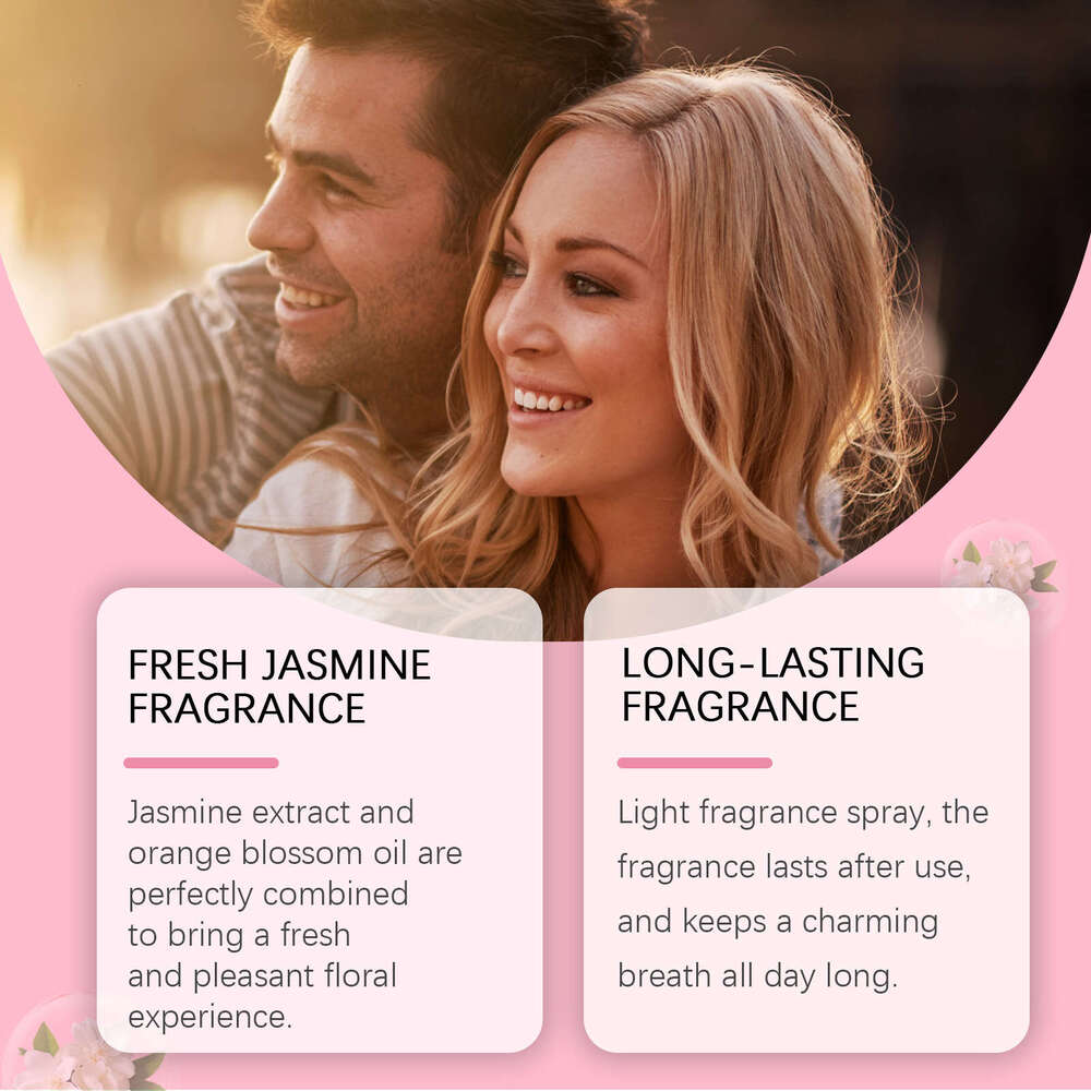 EELHOE Brazilian Jasmine Body Perfume Spray Lightweight Gentle Scent Natural Fresh Not Greasy Elegant Fragrance S260131