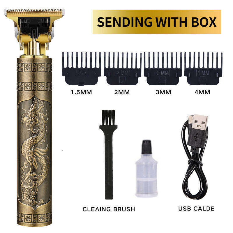 Cross-Border Trimmer Electric Oil Head Carving Shaver Bald Hair Clipper S260131