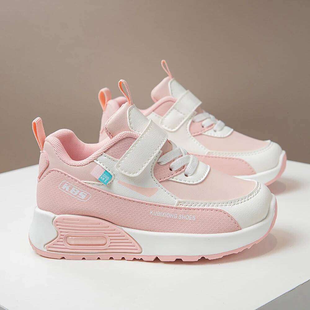 Boy's Girl's Autumn Children's Running Old Dad Trend Fashion Kid's Sneakers Kids Leather Sport Shoes Soft-soled Outdoor Y260128