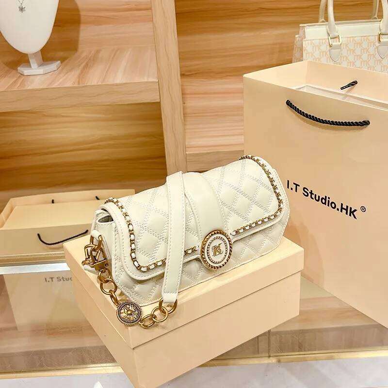 Women's handbag designer underarm bag, women's 2024 new autumn and winter high-end texture handbag, crossbody shoulder bag