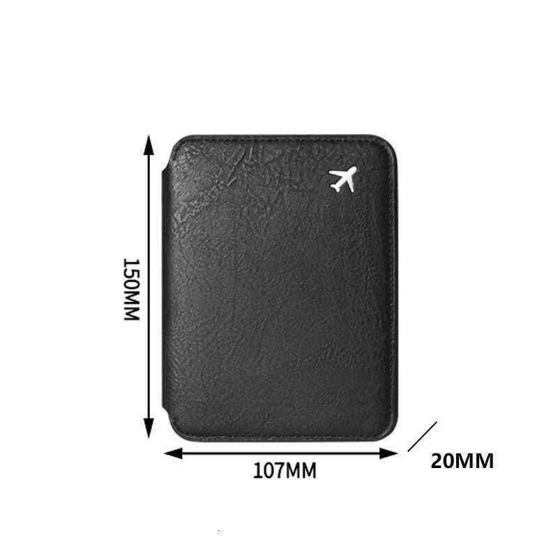 Large Capacity Ticket Organizer Card Zippered ID Case Holder Passport Wallets Travel Accessories