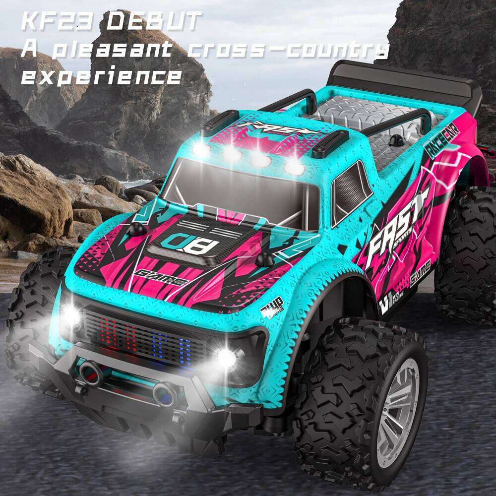 1:20 KF24/KF23 2.4G RC Car with LED Light, 2WD Off-road Remote Control Climbing Truck, Outdoor Toy Gift for Kids Y260131