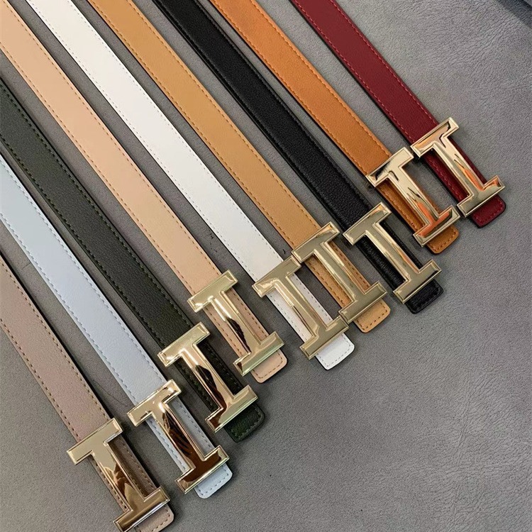 New Fashion Leather Pleasing Wonderful Terrific Belts Dress Belt for Men Women Brand Double H Buckle Z250919