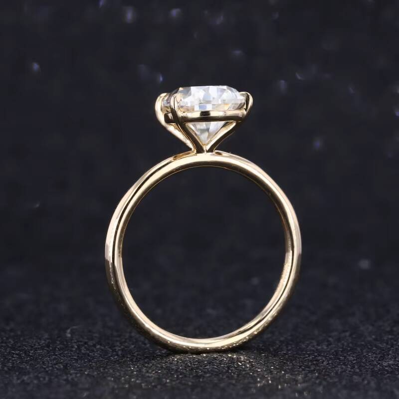 Starsgem Customize Pear Cut Wedding Ring Moissanite Diamond Pear Moissanite Ring