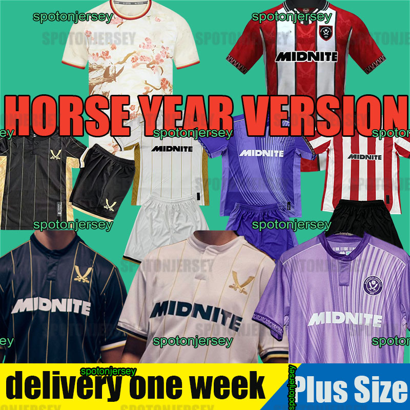 Thailand quality 2025 2026 Sheffield Uniteds Home Kit away soccer jerseys 25 26 football shirts men and kids sheffield uniteds shirt retro goalkeeper