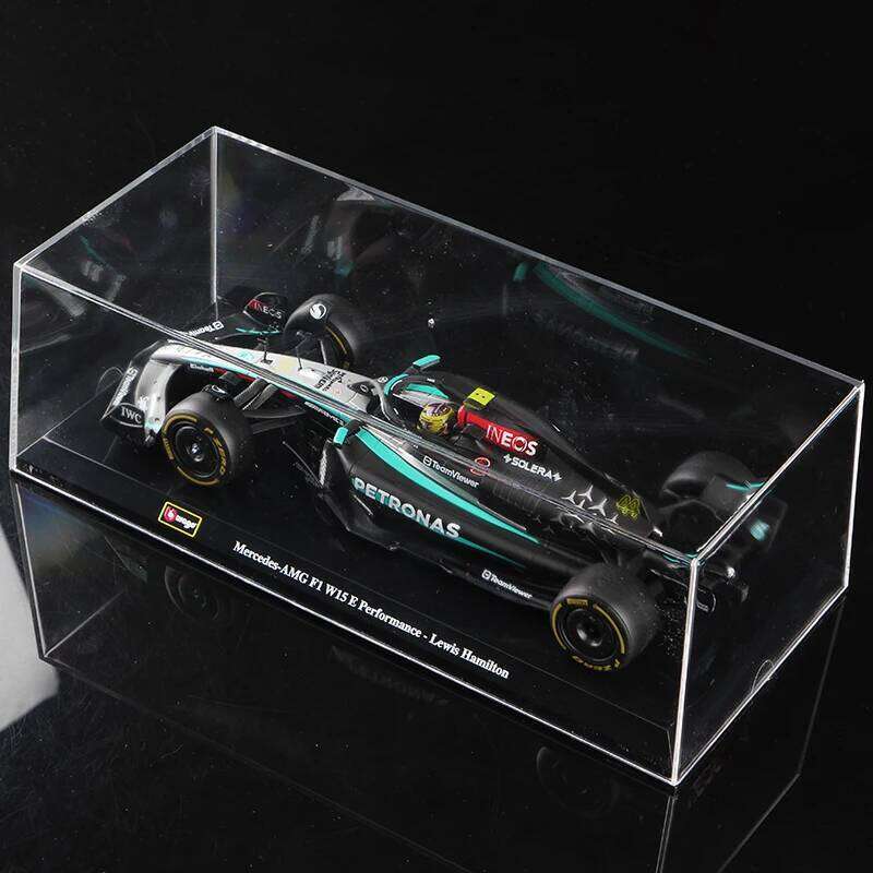 Bburago 1:24 Mercedes-AMG F1 Team W15 2024 Mercedes Formula Racing Alloy Car Model #44 Hamilton 63# Russell Static Diecast Toy Y260130