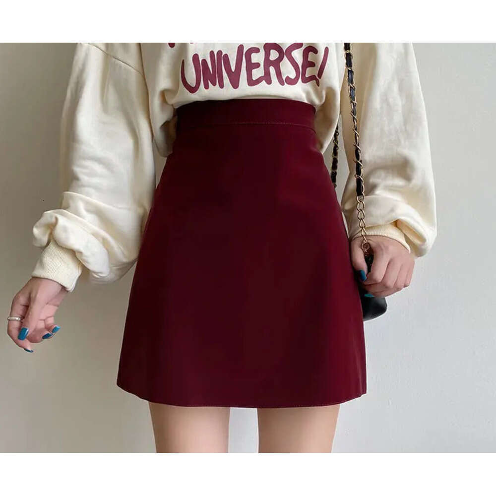 Skirts Women Retro Mini Bodycon Empire Popular All-match Ulzzang Summer Vintage Chic Temperament Charm Design High Waist Ladies XJ260131