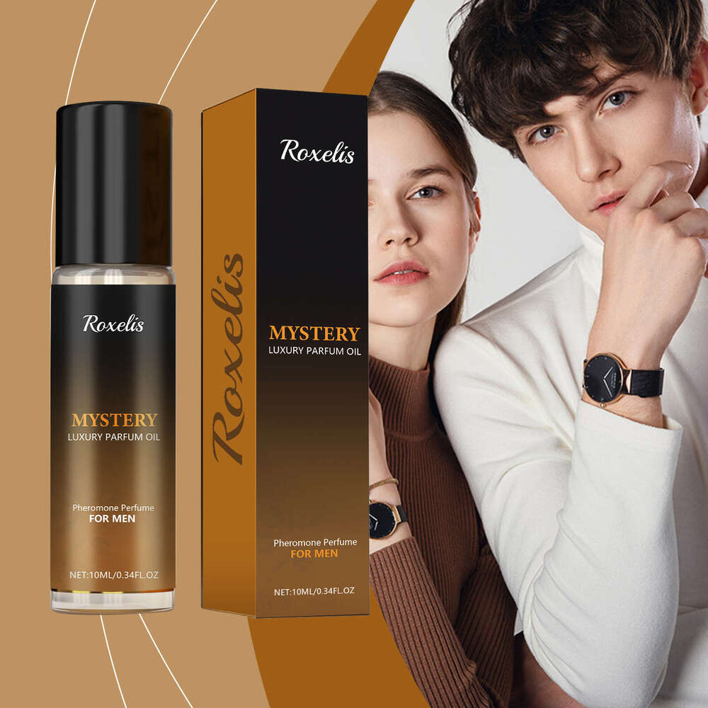 Roxelis Men's Roll-On Cologne Sandalwood Woody Fresh Pleasant Natural Scent Exudes Charm Portable Perfume S260131