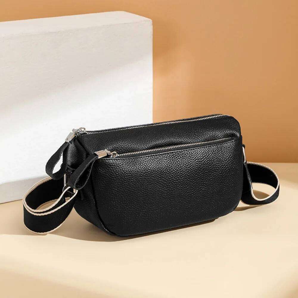 Multilayer Women Luxury Genuine Shoulder Crossbody Bag Female New Ladies Tote Sac High Quality Cow Leather Handbag