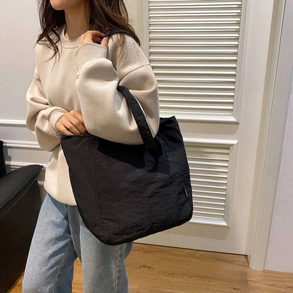 Underarm for Women Casual Japanese Sle Nylon Waterproof Single Shoulder Large Capaci Student Commuting Class Bag Handbags