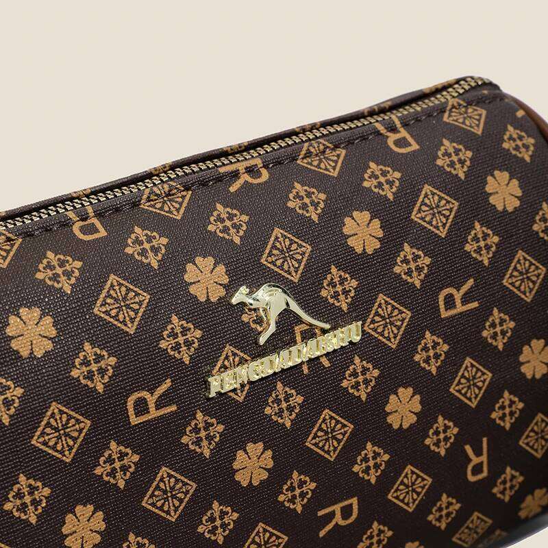 Women's New Alphabet Print Shoulder Fashion Retro Pillow High-End Crossbody Bag Trendy