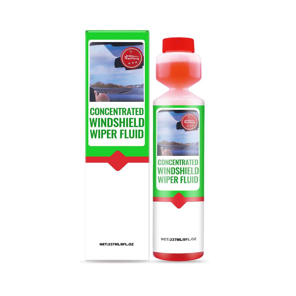 RAYHONG Windshield Wiper Fluid Concentrated Formula Removes Oil Film, Anti-Scratch, Clear Vision S260131