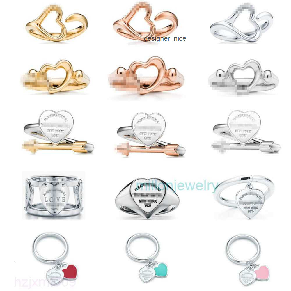 tiffamy and co gkp7 band rings 2024 designer itys 925 silver plated heart shaped from mens womens same fashion love advanced sense ring v tiffanies and tiffanyx co KBO4