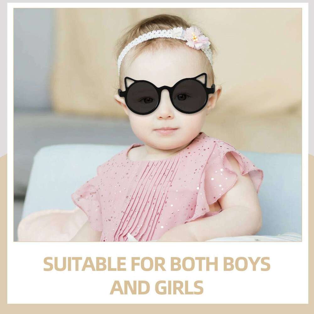 Cute Cat Ear Children's Uv Protection Lightweight Summer Baby Eye Shades Toddler Boys Girls Fashion Sunglasses H260130