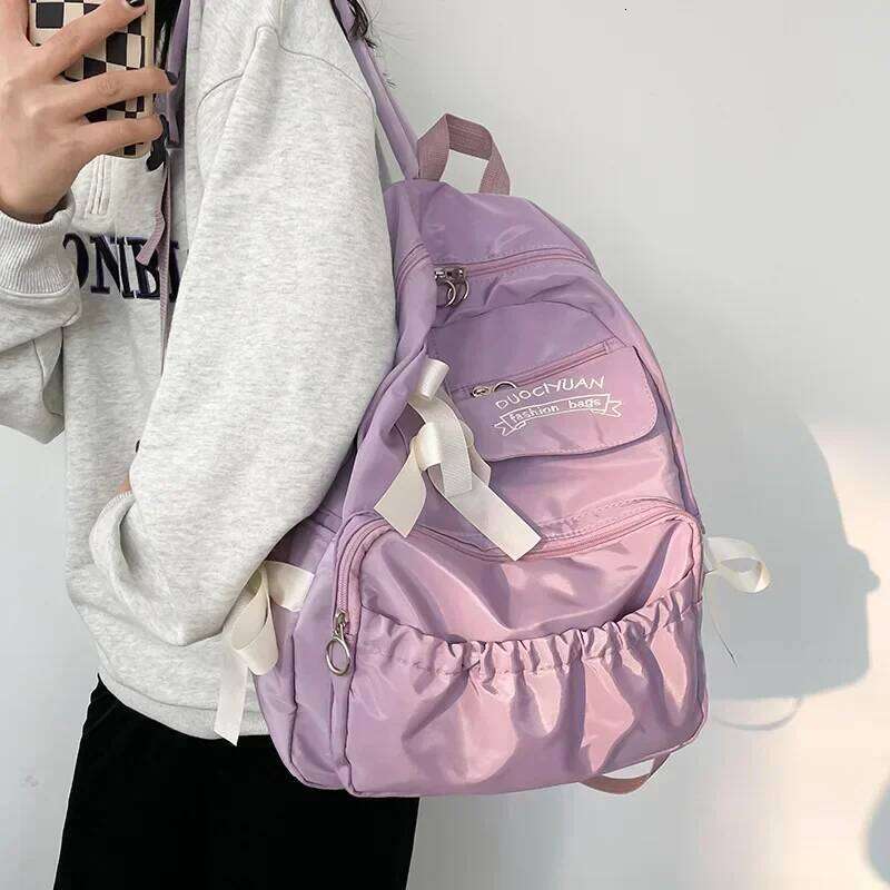 Fashion Canvas Women Backpack Anti-theft Shoulder Bags New Bag For Teenager Girls School Backapck Female
