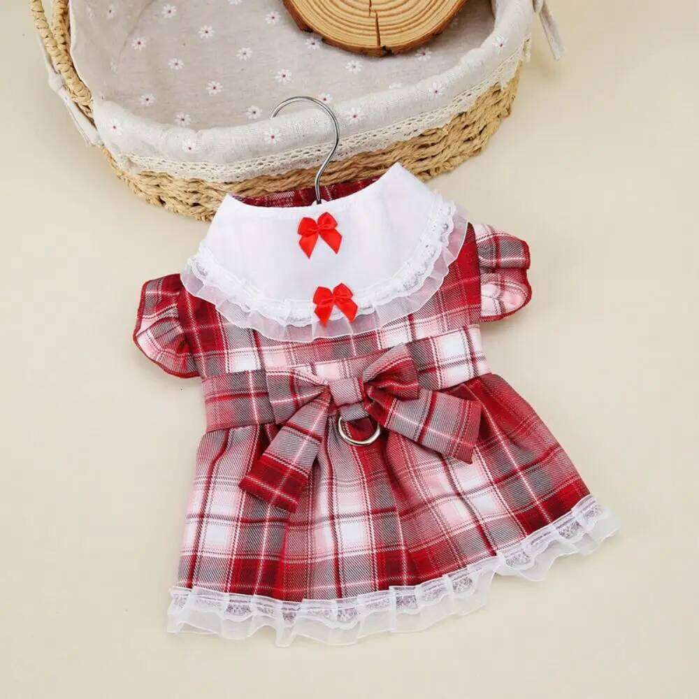 Fashion Cute Pet JK Skirt Breathable Soft Cat Princess Dress Thin Design Comfortable Dog Clothes Spring H260129