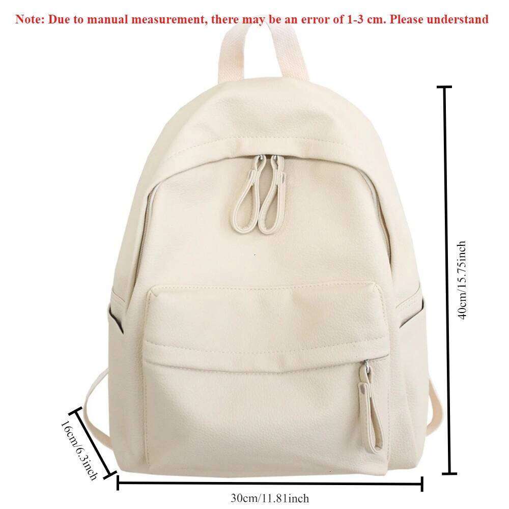 Fashion High Quality PU Leather Women's for Teenage Girls School Shoulder Bag Bagpack Mochila Backpack 2025