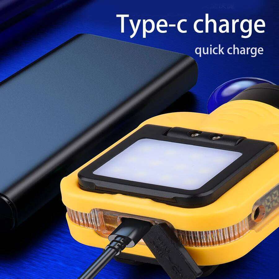 1000LM Sensor Headlamp USB C Rechargeable 5 Modes Headlight with Power Display Cap Clip Outdoor Fishing Camping Head Flashlight H260131