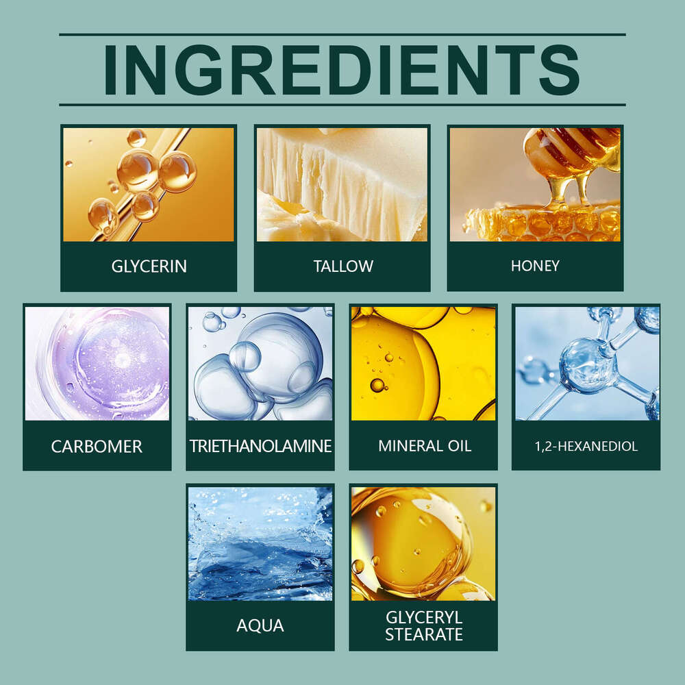 WoodSleep Cow Fat Honey Moisturizing Dry Gentle Friendly Nourishing Skin Care Face Cream S260131