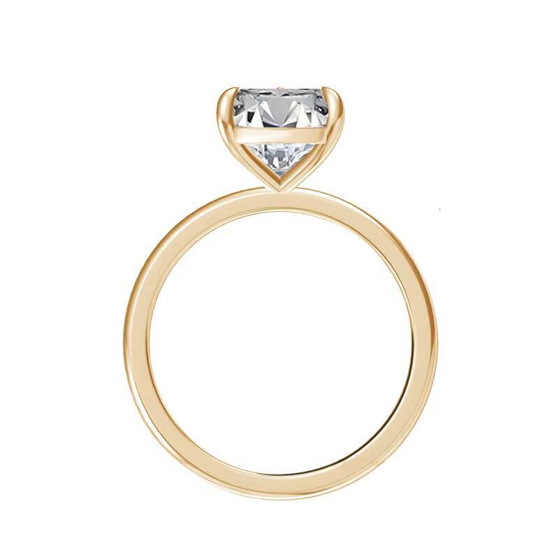 Starsgem Gold Engagement Ring 1CT Pear Shape HPHT CVD Lab Grown Diamond Solid Gold Jewelry