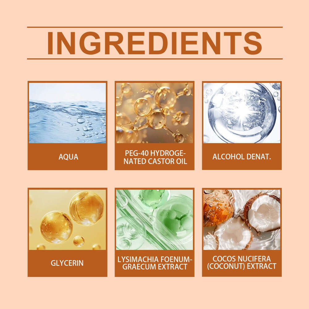 Roxelis Vanilla Coconut Fresh Light Long-lasting Elegant Exudes Charm Women's Fragrance Portable Perfume S260131