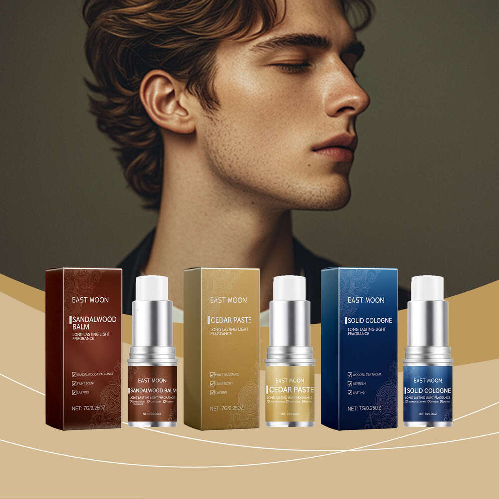East Moon Sandalwood Refreshing Non-Sticky Long-Lasting Fragrance Men's Charm Balm Stick S260131