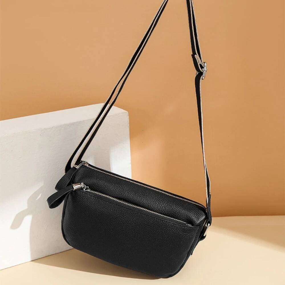 Multilayer Women Luxury Genuine Shoulder Crossbody Bag Female New Ladies Tote Sac High Quality Cow Leather Handbag