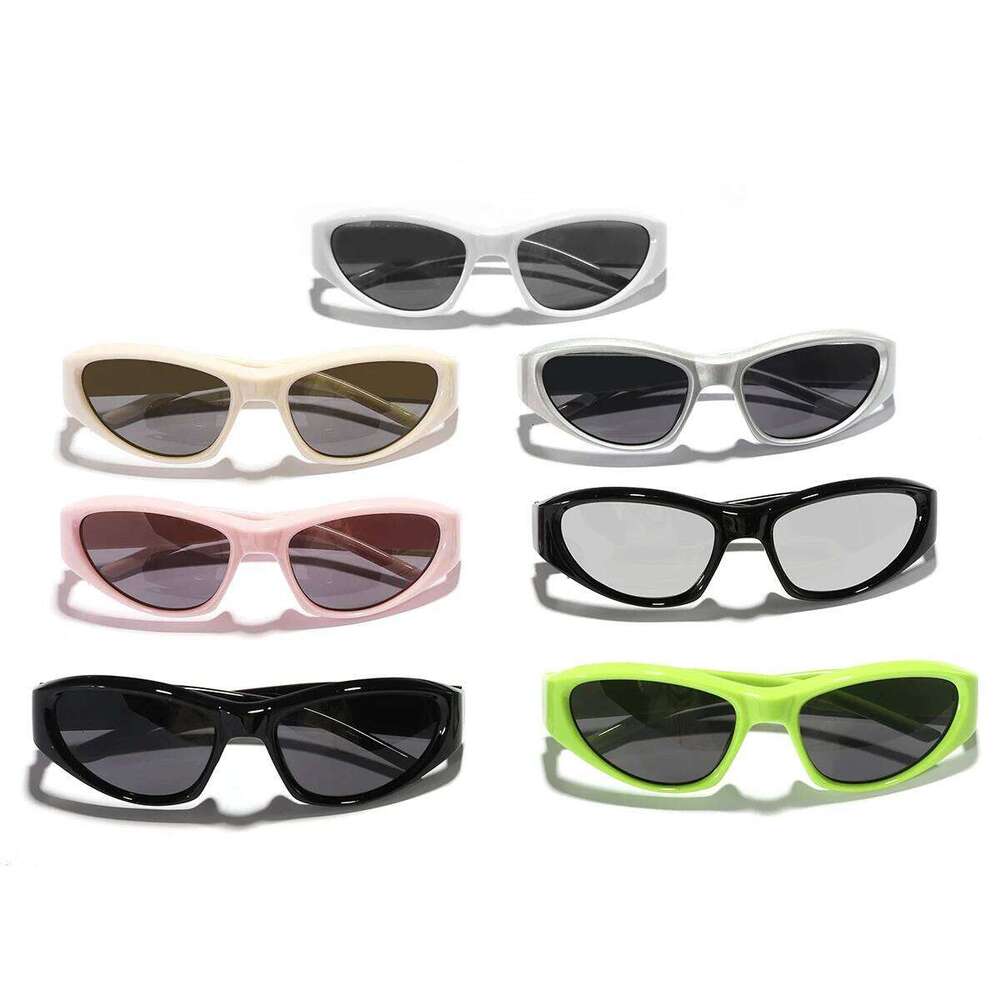 2025 Children's New Cat Eye Small Frame Sunglasses Trendy Personality Must-Have Outdoor Sports Glasses H260130