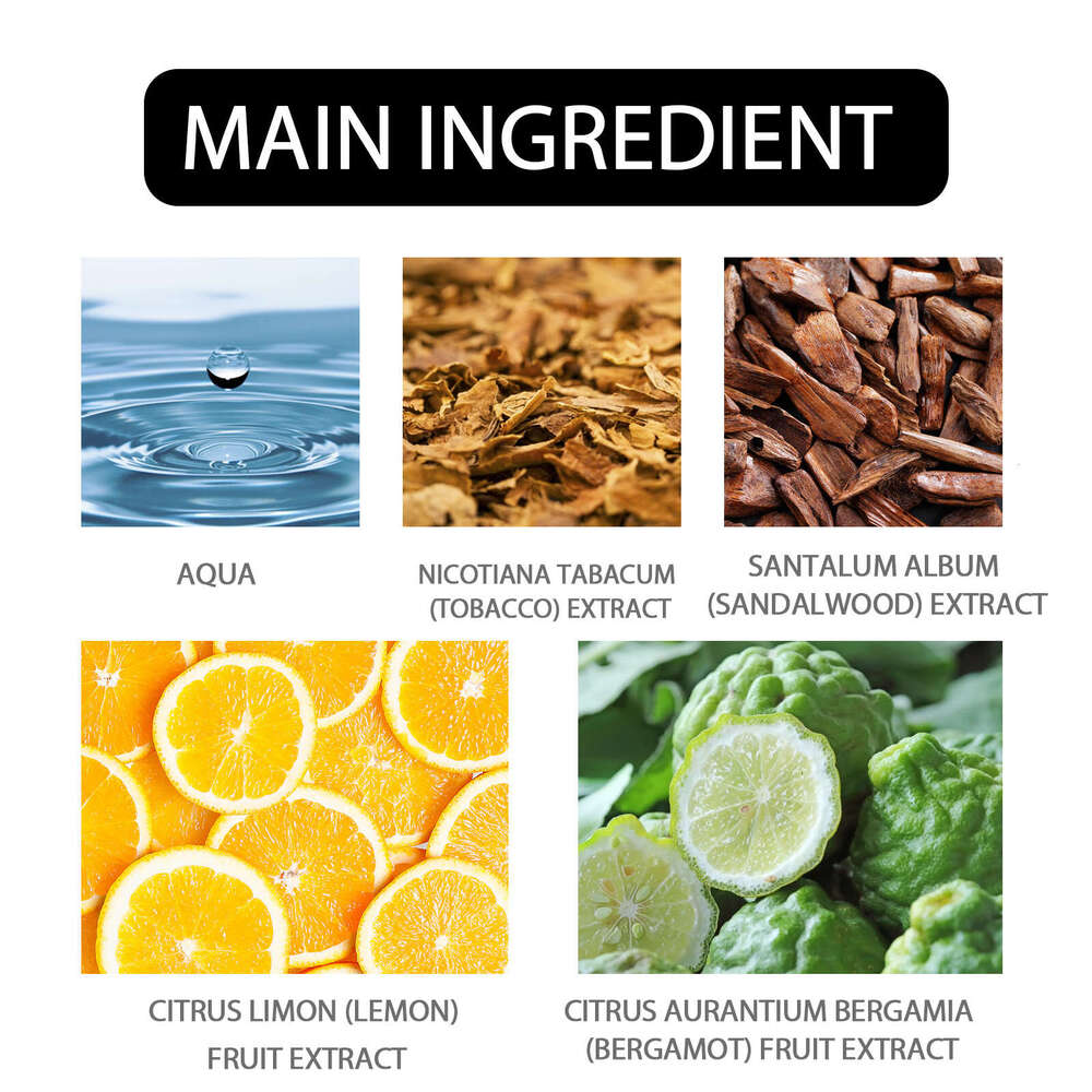 Roxelis Fresh Unisex Light Fragrance Long-lasting Woody Tobacco Scent Perfume Suitable for Men and Women S260131