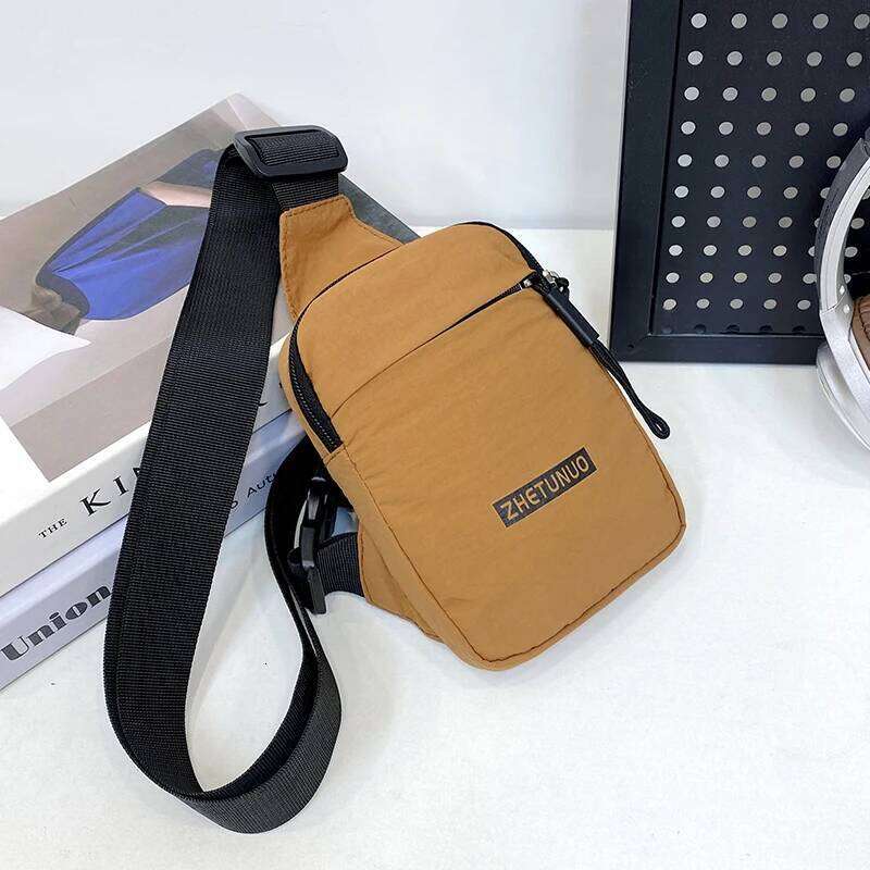 Chest simple fashionable outdoor trendy travel casual and versatile crossbody bag, mobile phone bag