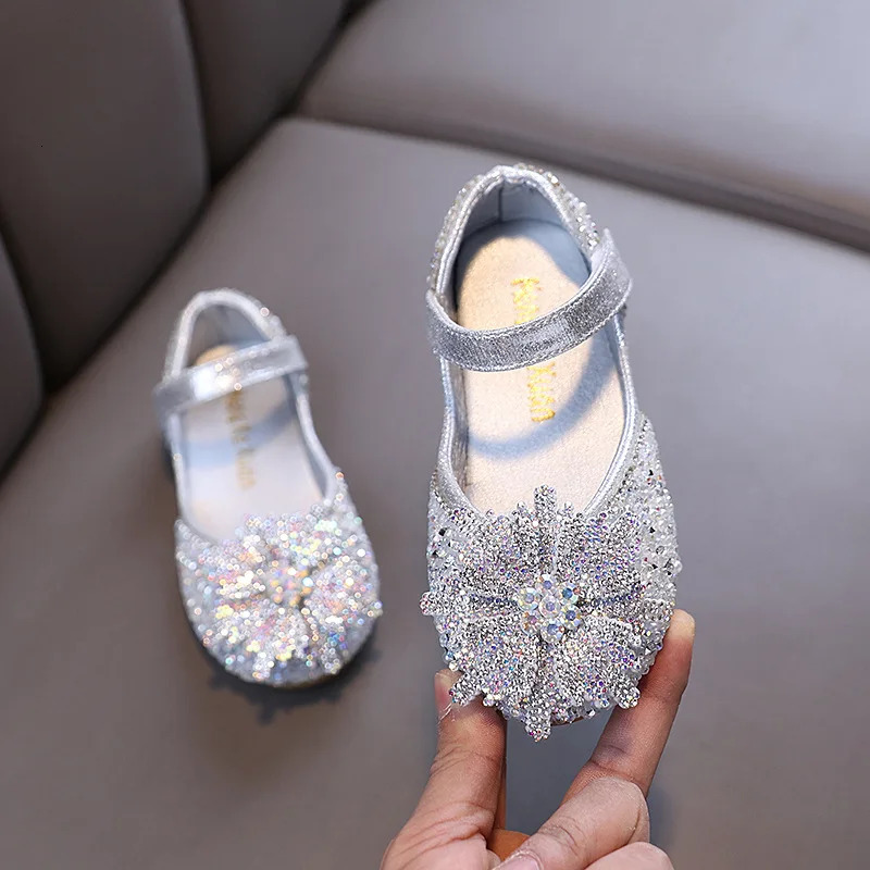 Spring Autumn Kids Fashion Leather Shoes Girls Causal Performance Shoes Shallow Princess Ballet Childrens Flat Shoes 260124