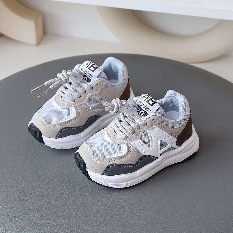 Size 21-30 Kids Sneakers Fashion Boys Mesh Breathable Casual Girls Outdoor Walking Children Non-slip Running Sports Shoes Y260128