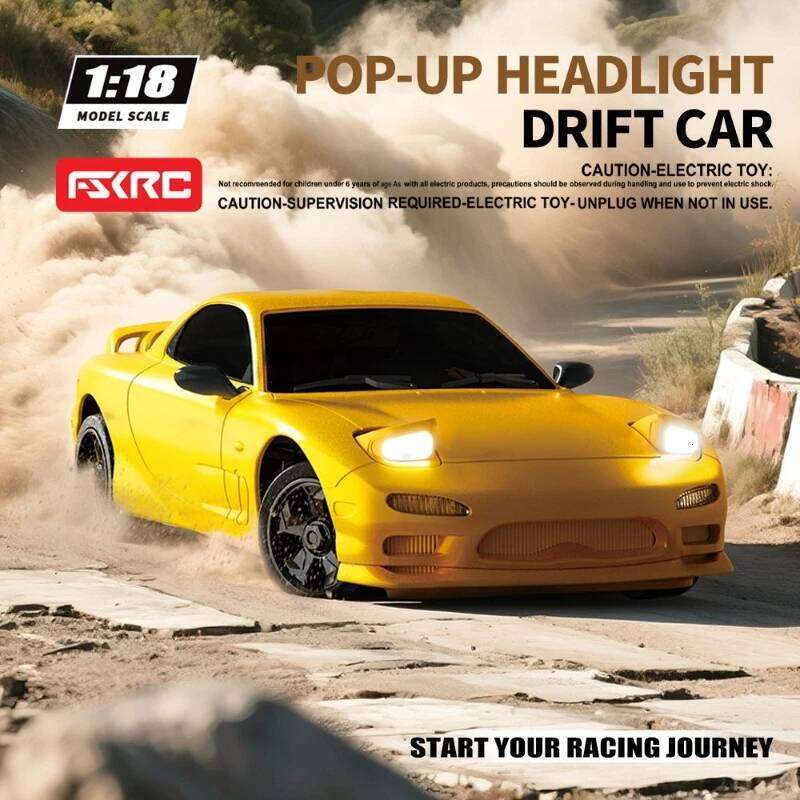 HB RP1801 1:18 4WD RC Drift Car with Gyro 2.4G Remote Control LED Lights Off-Road Racing Buggy Model Vehicle Y260131