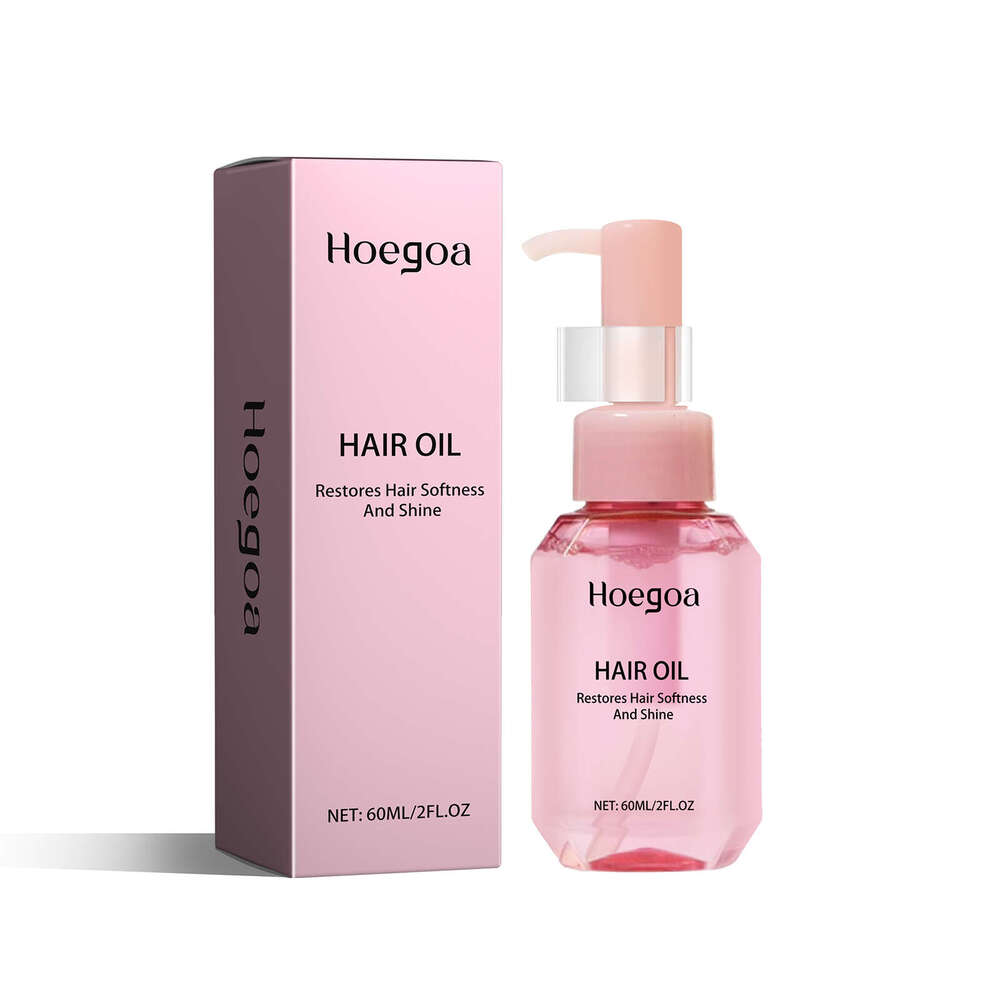 Hoegoa Oil Smooth Repair Split Ends Dry Frizzy Thick Strengthening Volumizing Hair S260131