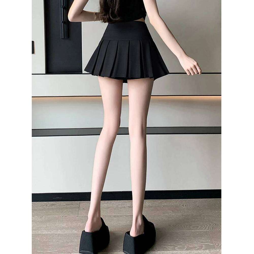 Preppy Style Summer Irregular Pleated Short Skirt For Women 2024 High Waist Casual School Sweet Mini Skirts With Ruffles XJ260131