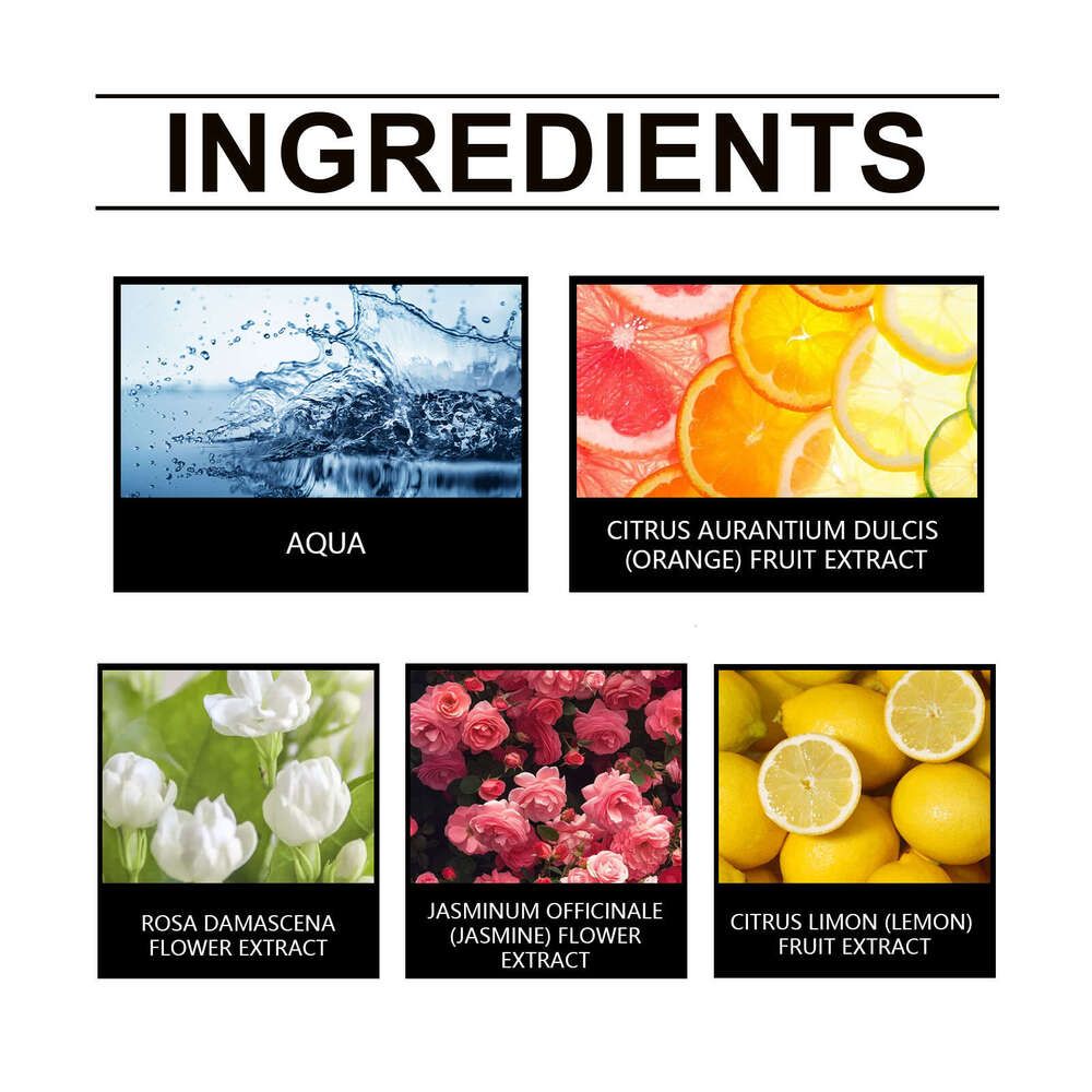 Roxelis Women's Eau de Cologne Charm Perfume Fresh Light Elegant Long-lasting Fragrance Exudes Confidence S260131