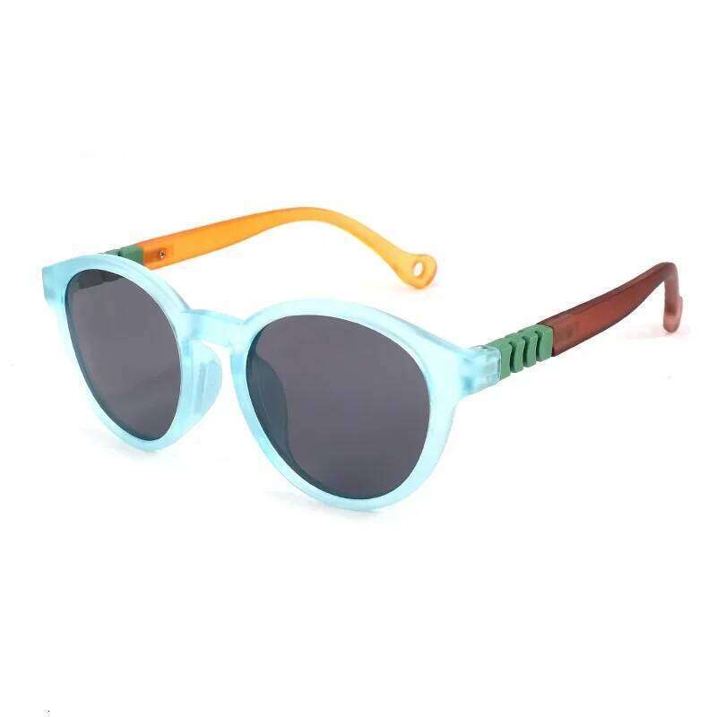 New Fashion Round Children Polarized Kids Sunglasses Boy Girl Stylish Baby Student Eyeglasses Party Eyewear UV400 H260130