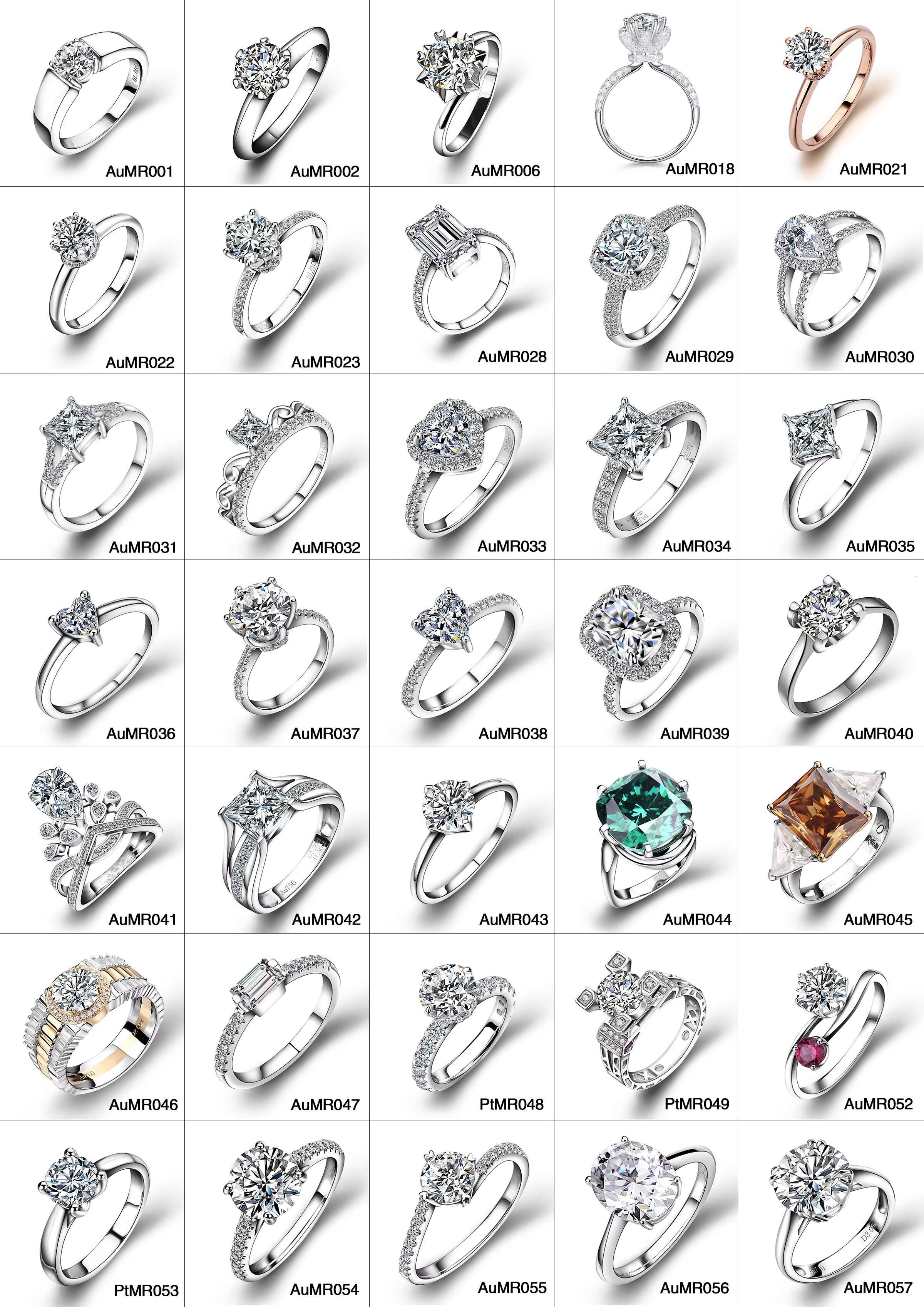 Starsgem 18K Yellow Joyeria De Oro 85mm 25ct Grey Moissanite Engagement Ring