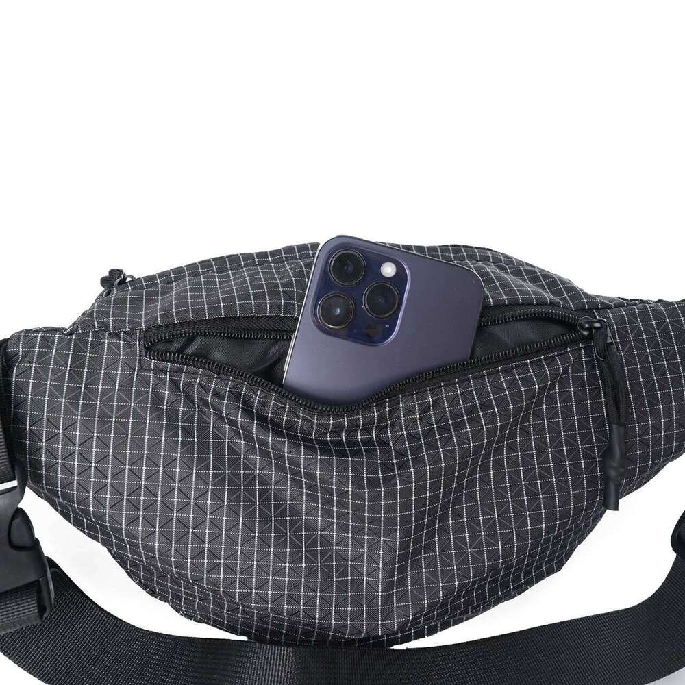 2025 New Model Outdoor Export Crossbody Fashionable Trendy Checkered Couple Shoulder Small Waist Bag - Autumn Should