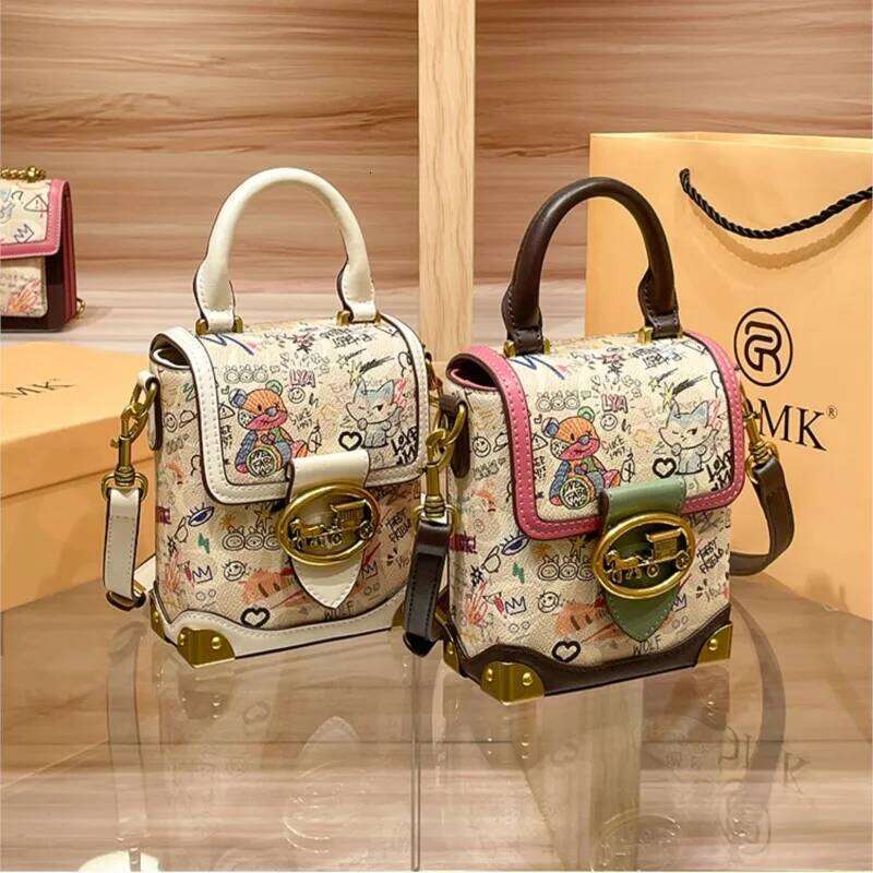 Women's handbag, advanced strategist box 2024 new high-end contrasting color mobile phone bag, crossbody bag