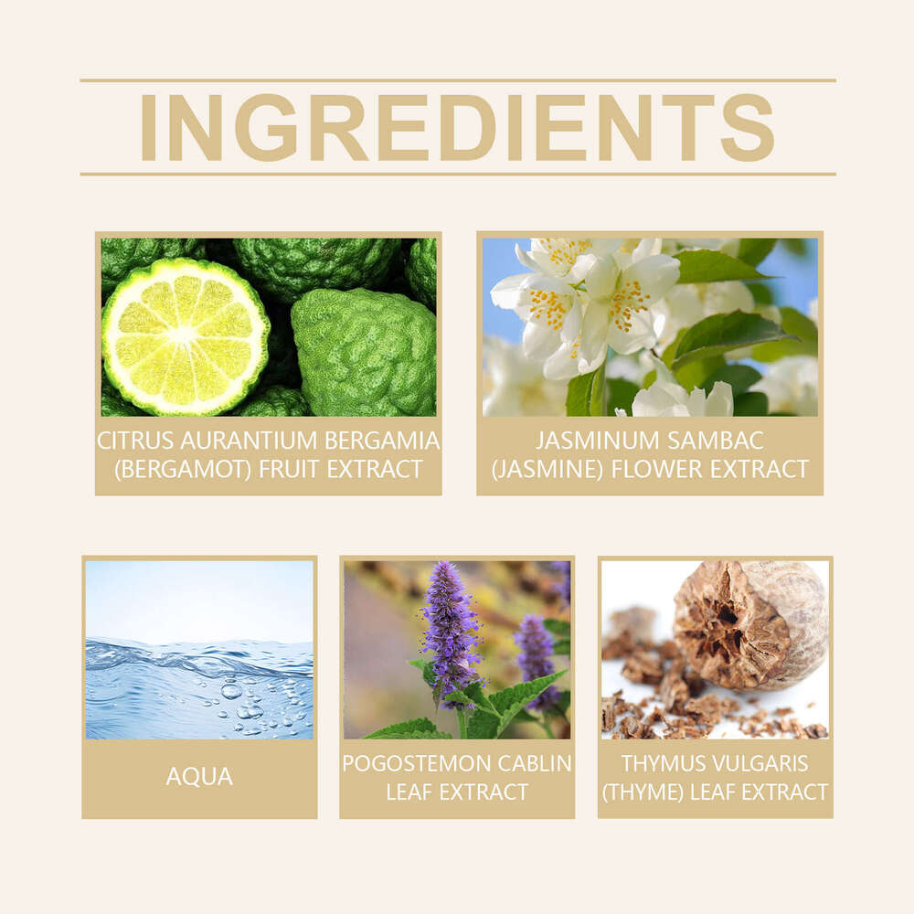 Roxelis Patchouli Fresh Light Fragrance Delicate Elegant Portable Charm Long-lasting Perfume Spray S260131