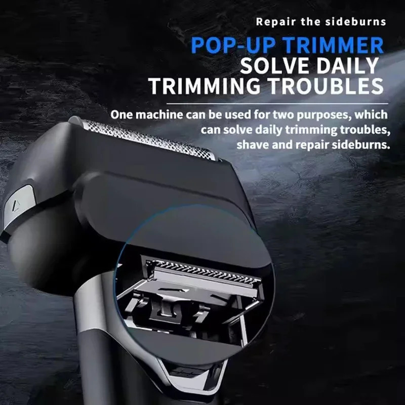 Fast Speed 4 Blade Beard Razor Electric Shavers Ipx7 Waterproof Usb Rechargeable Electric Shaver For Men No reviews yet 260126