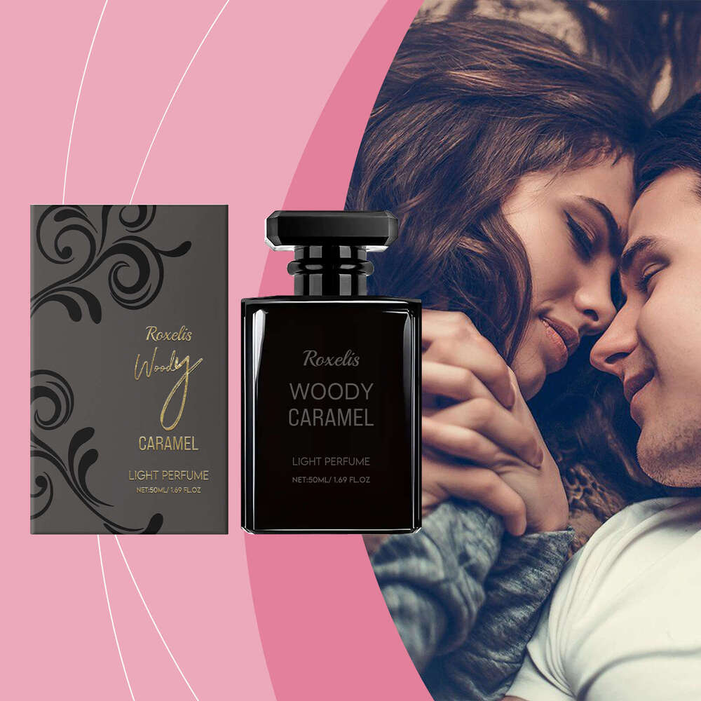 Roxelis Wooden Caramel Natural Fresh Scent Long-lasting Fragrance Portable for Dating Daily Atmosphere Perfume S260131