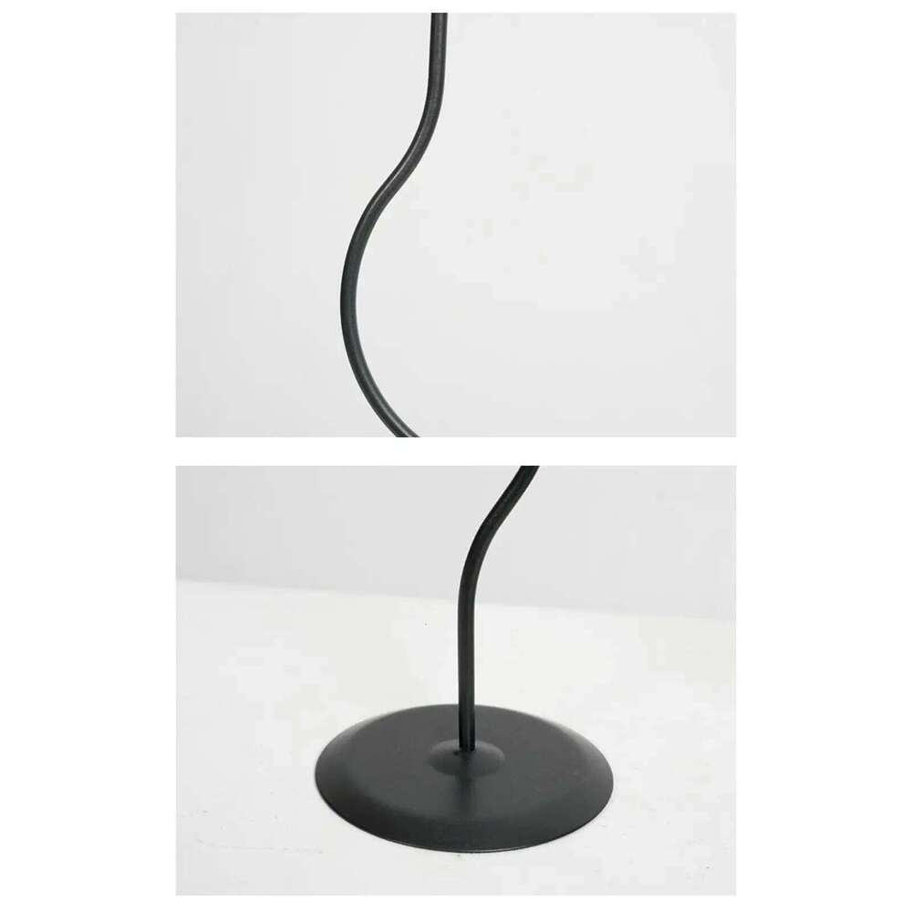 Black Iron Taper Candle Holder Tabletop Ornament for Mantle Fireplace Decor Y260131