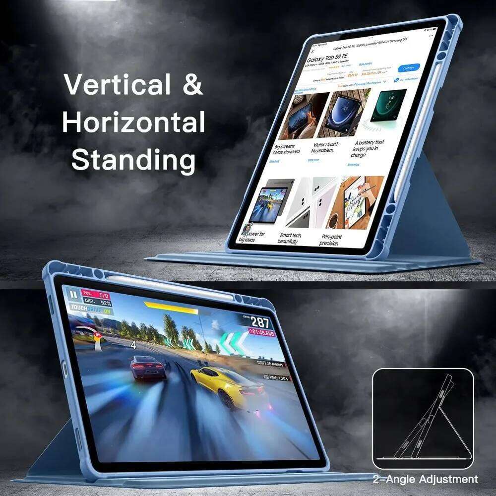 Pen Holder Case for Galaxy Tab S11 Ultra 14.6 S10 Lite FE 10.9 Inch Plus 13.1 360 Rotation Stand Auto Wake/Sleep Funda H260131