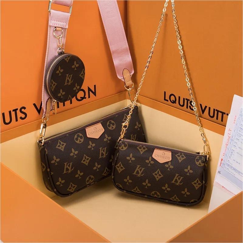 Luxury Designer Bag 3 Multi FELICIE POCHETTE Chain Handbag Crossbody Purse Women Shoulder Bags Lady Tote Wallet Louisities Vuttonn Bag Vouiton Backpack NEW